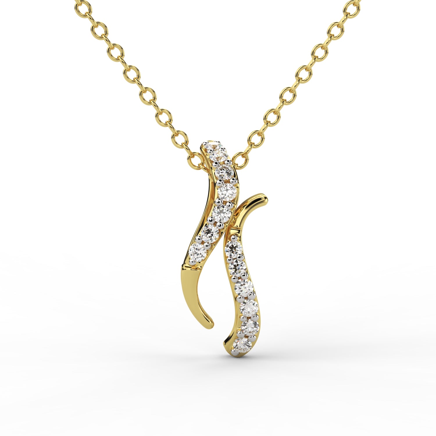 Ethereal Grace Diamond Pendant