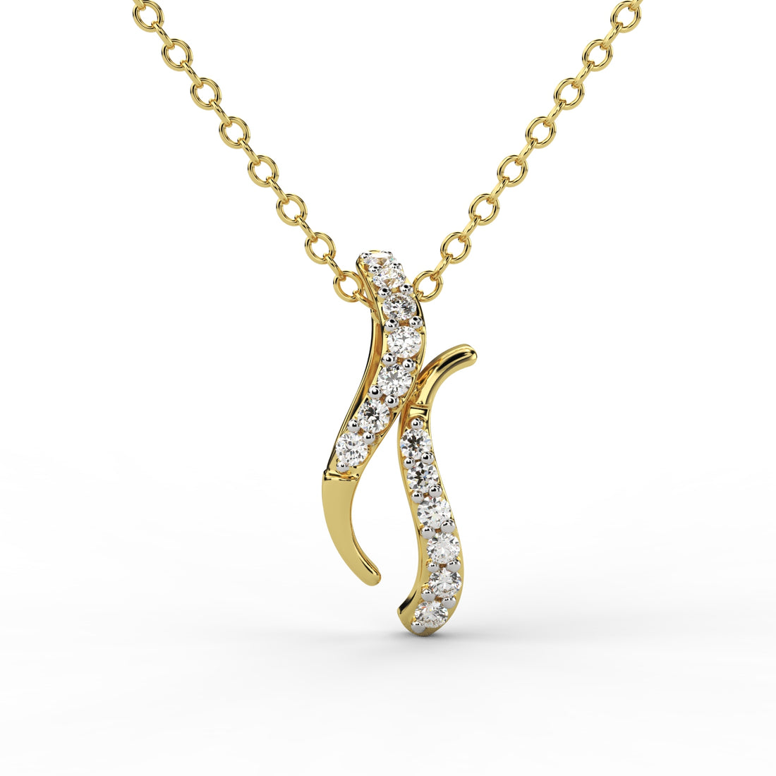 Ethereal Grace Diamond Pendant