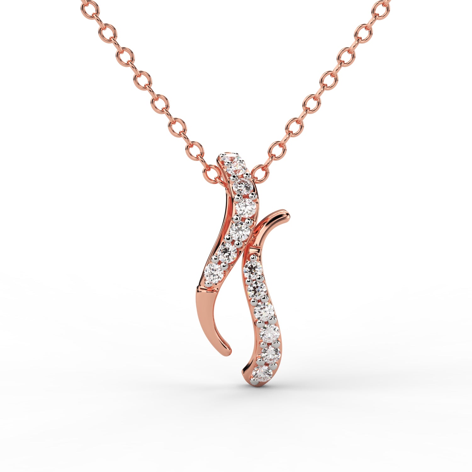 Ethereal Grace Diamond Pendant