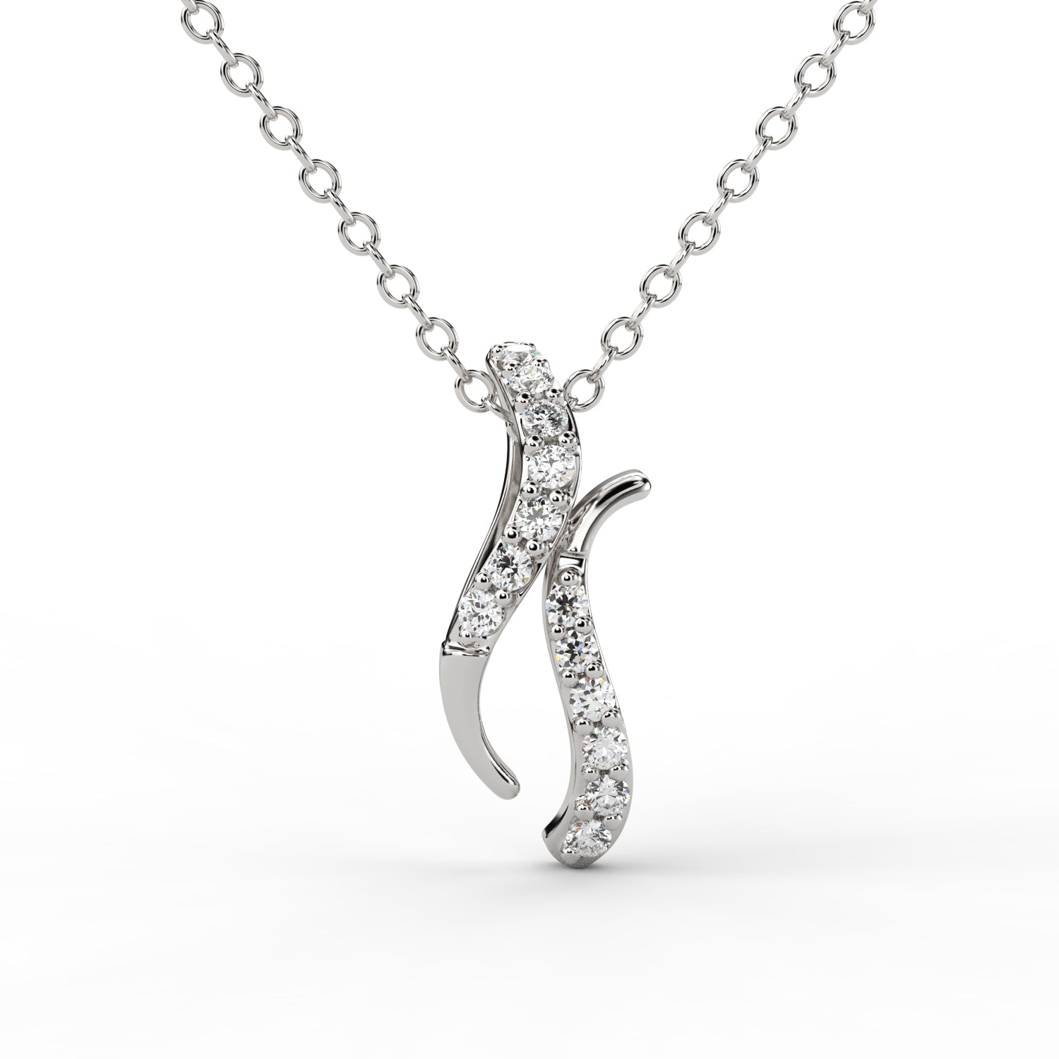 Ethereal Grace Diamond Pendant