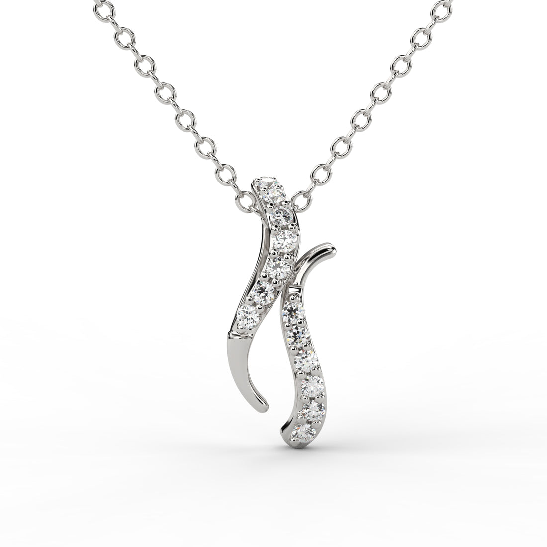 Ethereal Grace Diamond Pendant