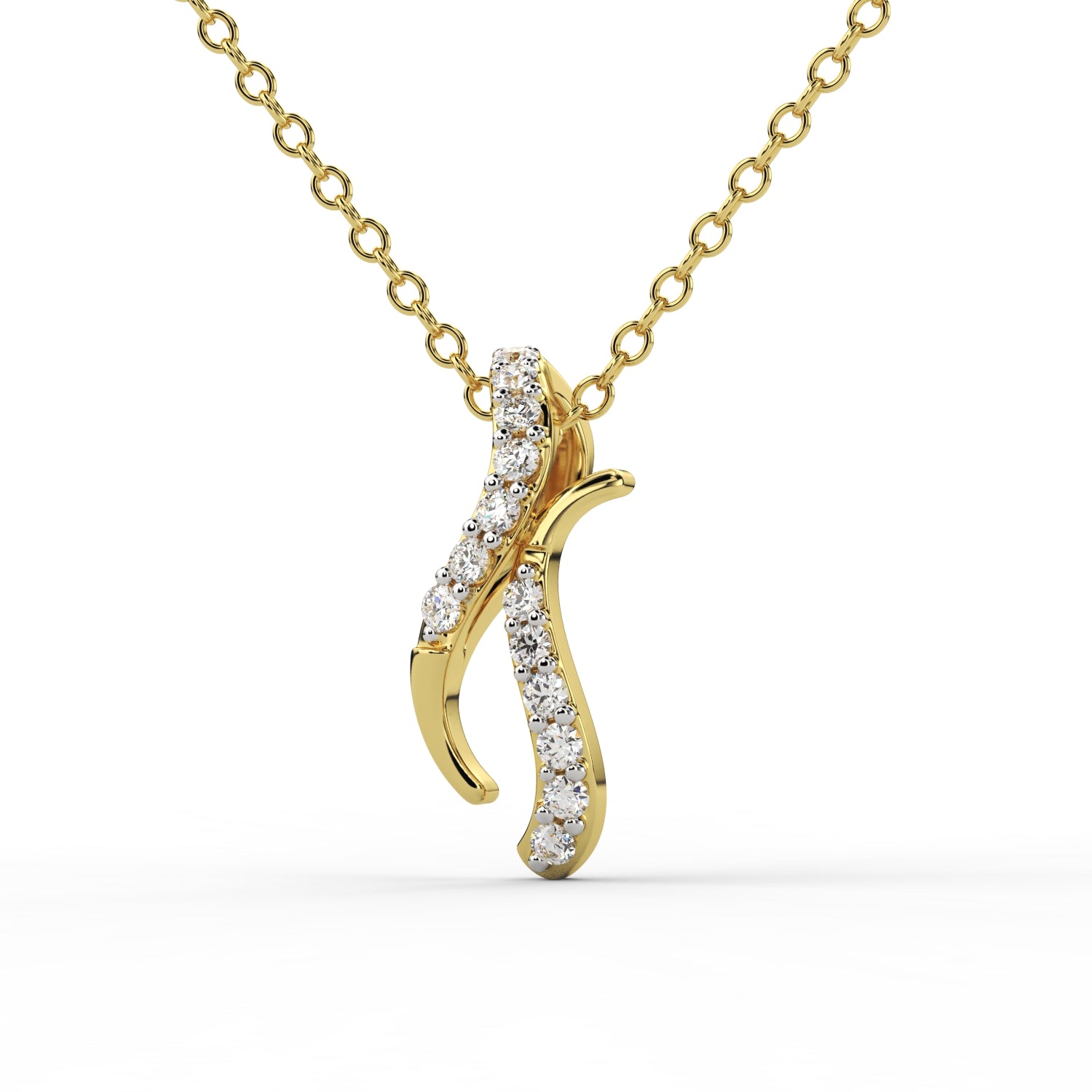 Ethereal Grace Diamond Pendant