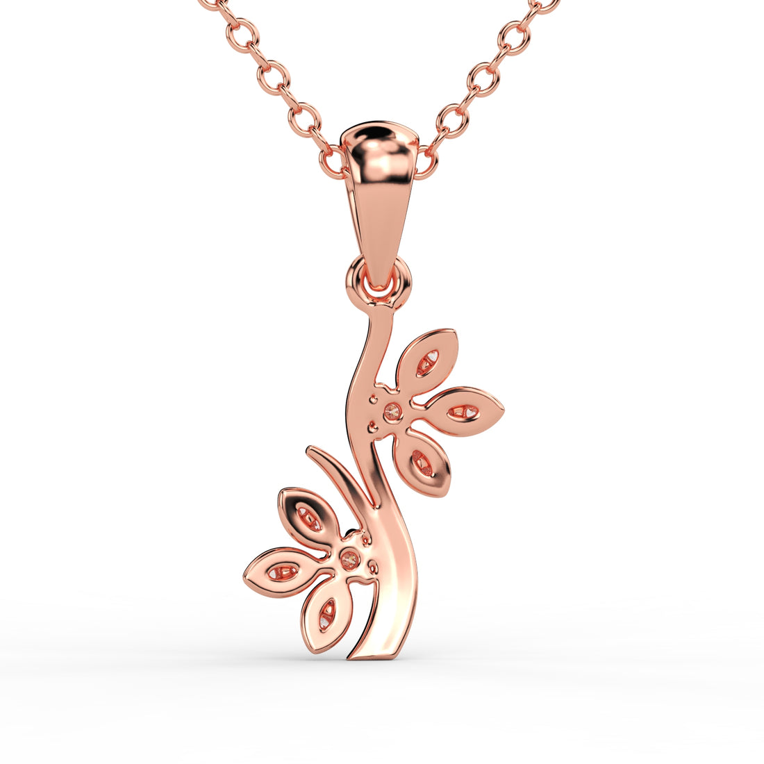 Blossom Elegance Diamond Pendant