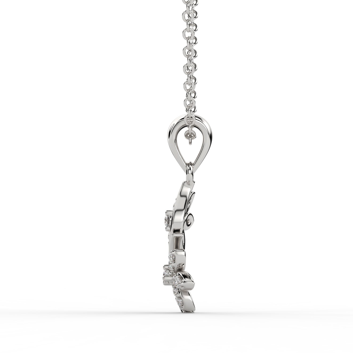 Blossom Elegance Diamond Pendant