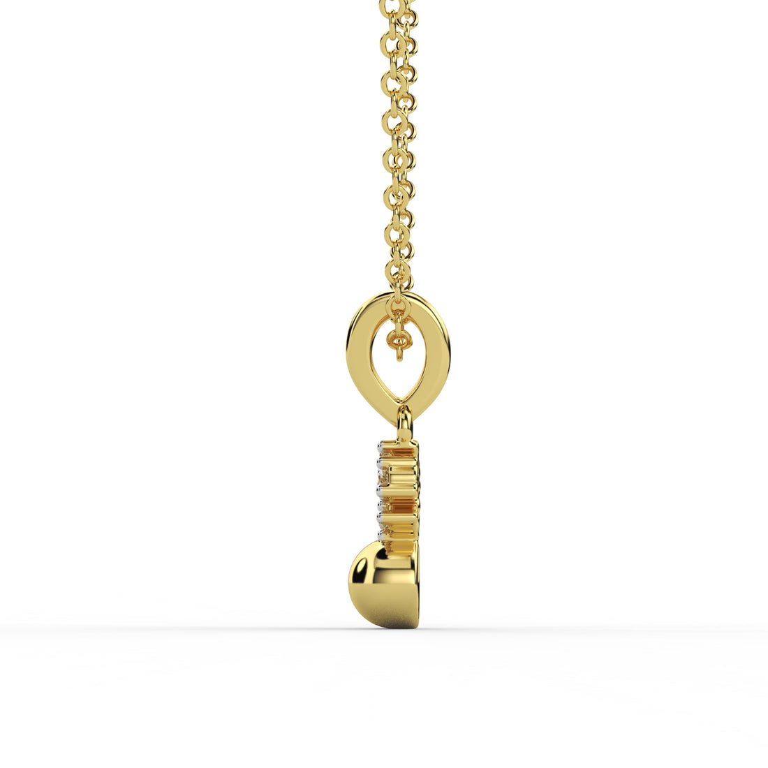 Elegant Cross Diamond Pendant