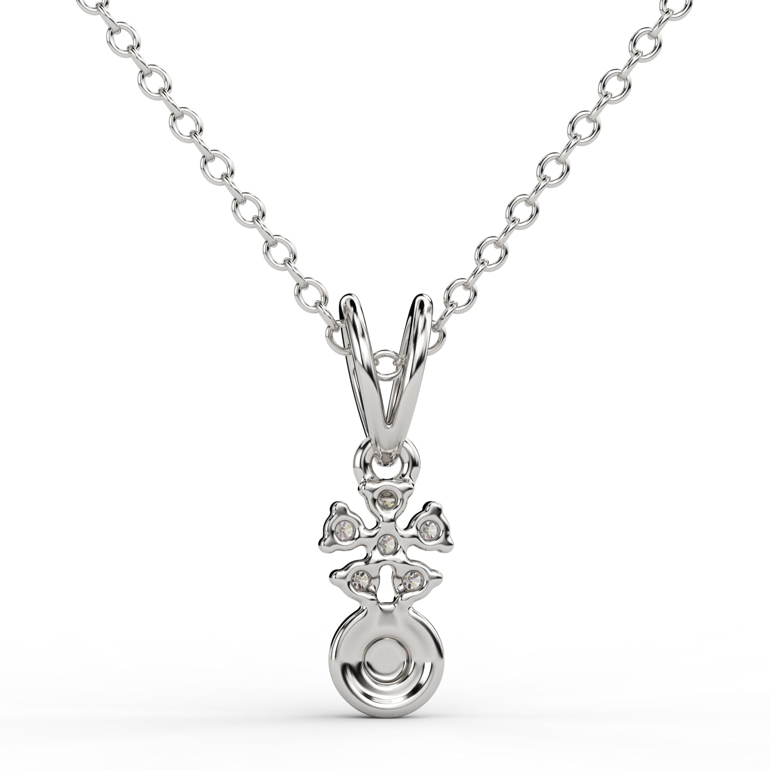Elegant Cross Diamond Pendant