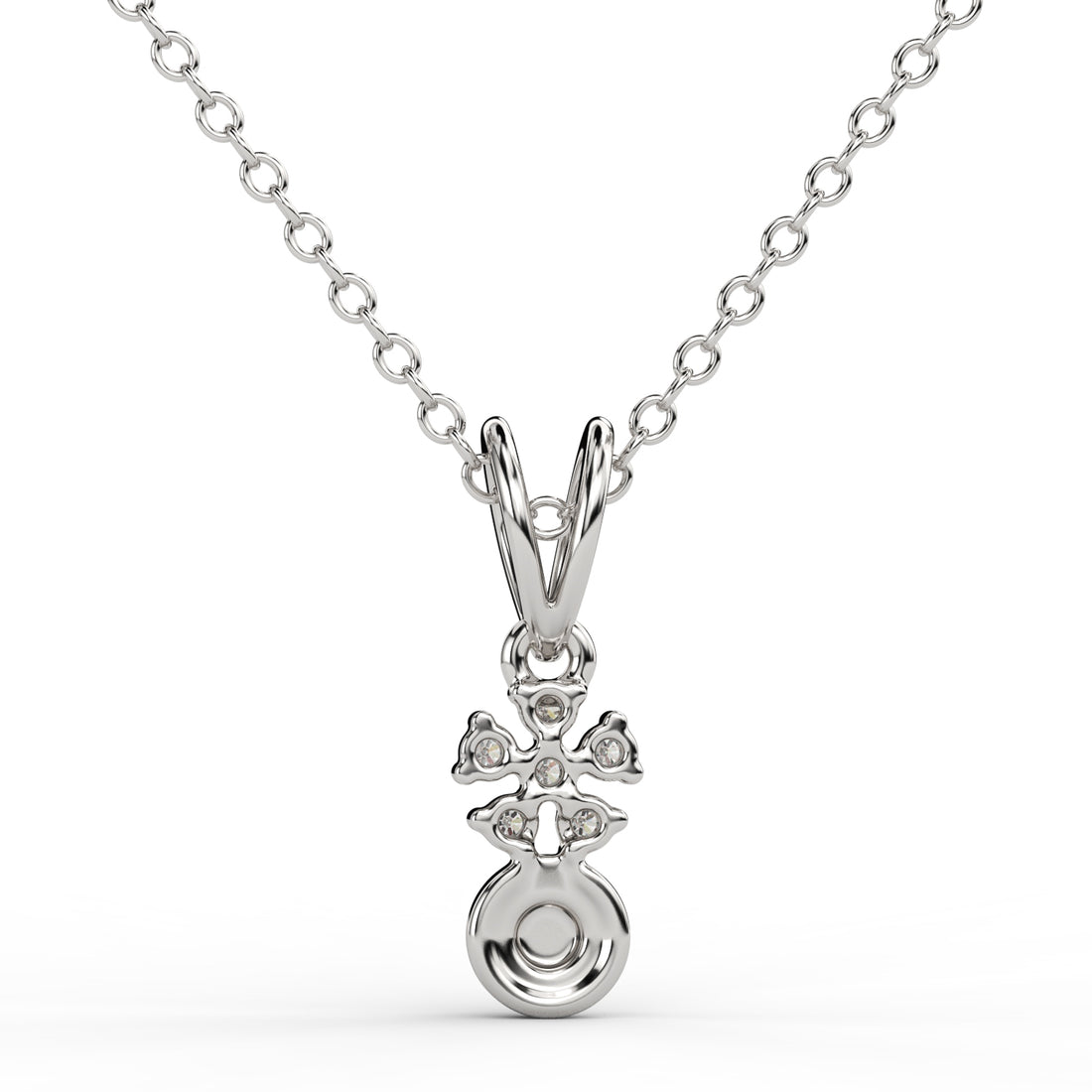 Elegant Cross Diamond Pendant