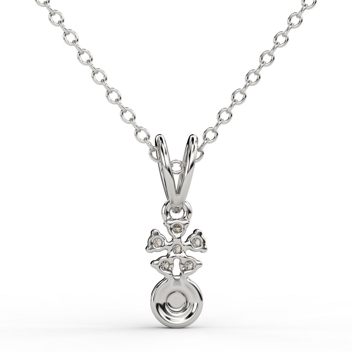 Elegant Cross Diamond Pendant