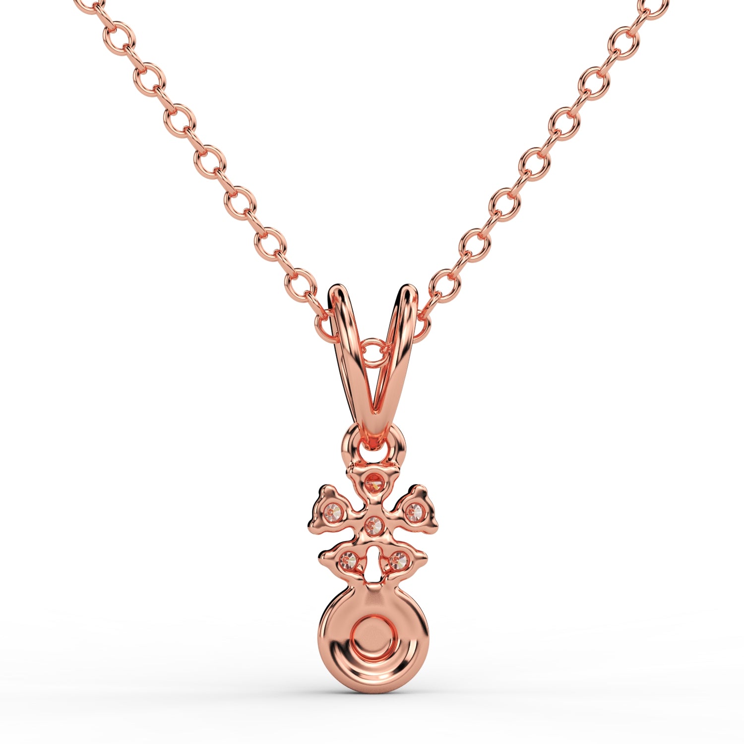 Elegant Cross Diamond Pendant