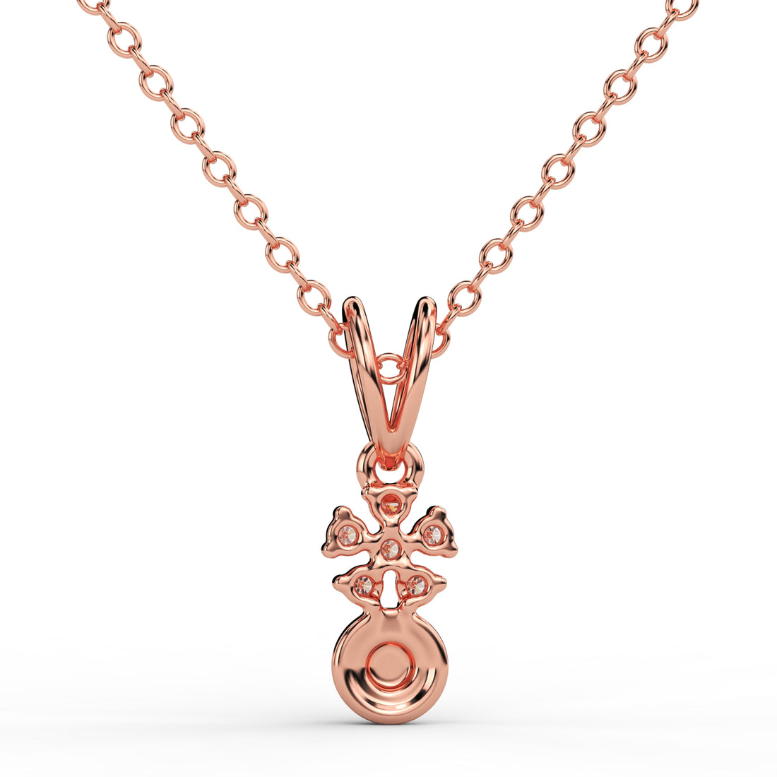 Elegant Cross Diamond Pendant